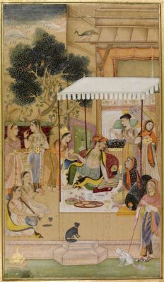 The Jeweled Canopy! An Exploration of Exquisite Miniature Painting and Intricate Symbolic Language